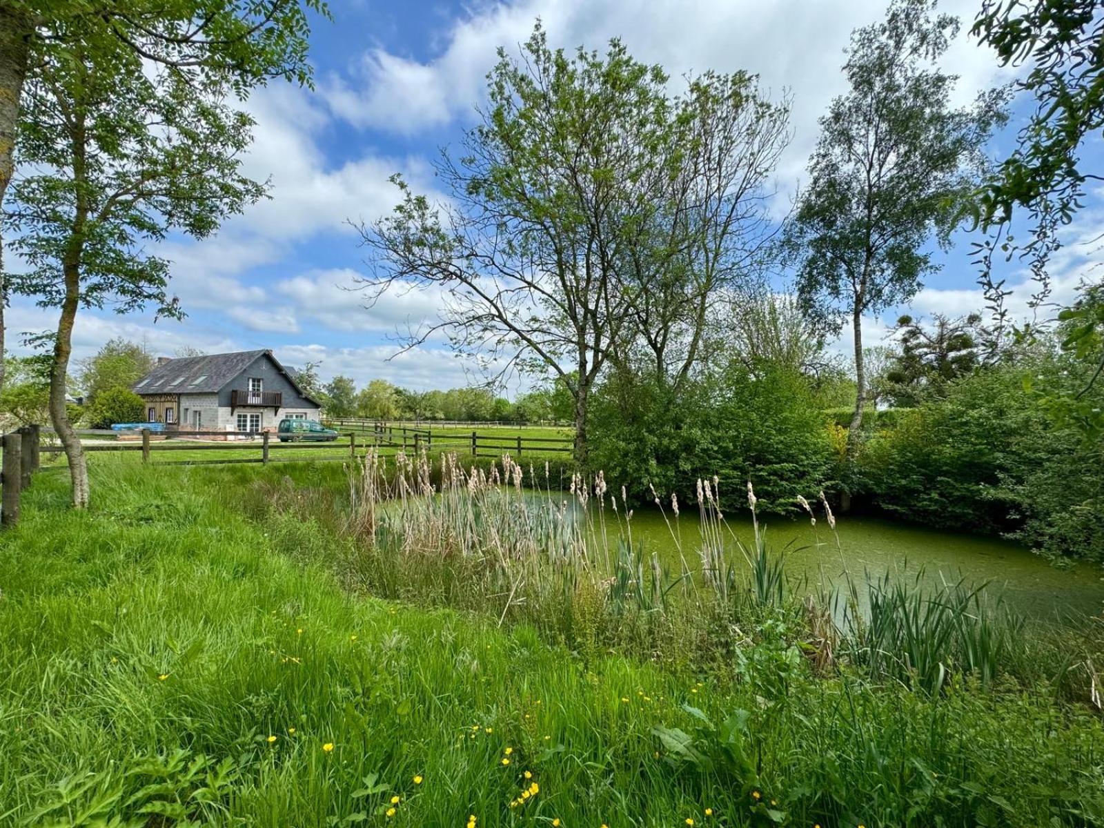 La Longere Du Haras Manerbe Exterior foto
