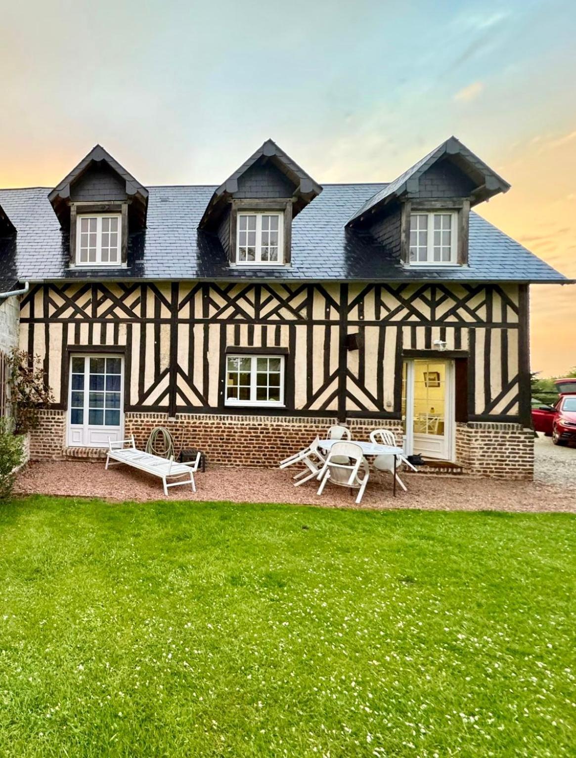 La Longere Du Haras Manerbe Exterior foto
